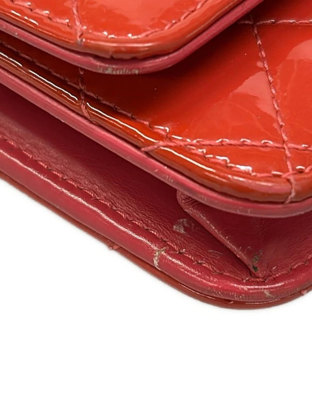 CHANEL Matelasse Pink Patent Leather Other Style Wallet - Picture 4 of 14